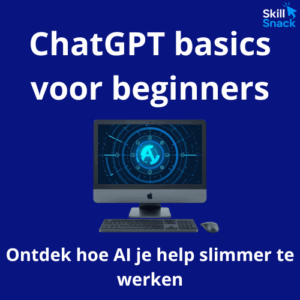 ChatGPT cursus voor beginners