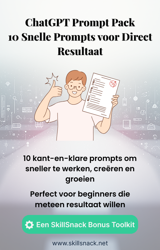 10 Gratis ChatGPT Prompts voor Direct Resultaat